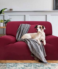 Protector de sofá premium vinotinto