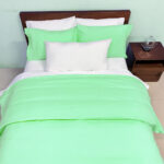 Combo duvet más plumón verde aguamarina