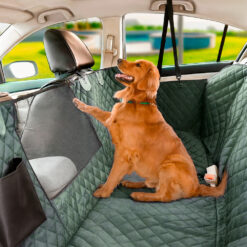 Protector para silla trasera impermeable premium verde militar