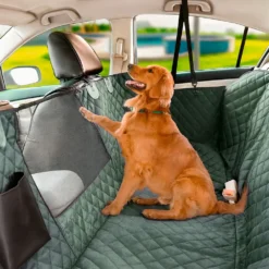 Protector para silla trasera impermeable premium verde militar Casa LiLe