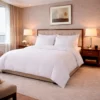 Duvet Hotelero Blanco 144 Hilos Polialgod n 50/50 + Fundas Casa LiLe