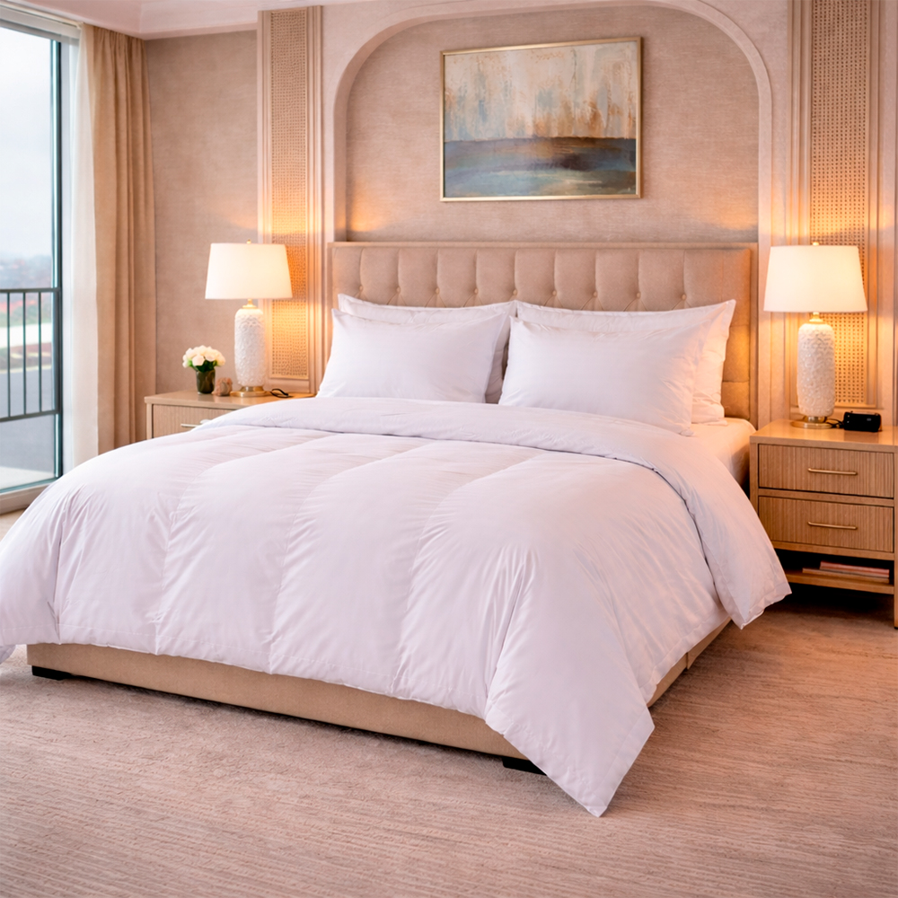 Duvet Hotelero Blanco 180 Hilos Polialgodón 50/50 + Fundas - Imagen 7