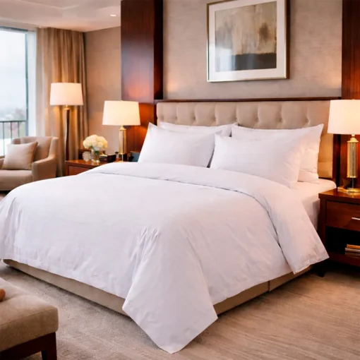 Juego de S banas Hoteleras 250 Hilos Premium Blancas Casa LiLe