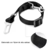 Correa ajustable para cintur n de carro Negro Casa LiLe