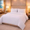 Juego de S banas Hoteleras 300 Hilos Premium Blancas Casa LiLe