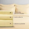 Juego de S banas Algod n Beige 400 hilos Casa LiLe
