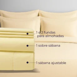 Juego de S banas Algod n Beige 400 hilos Casa LiLe
