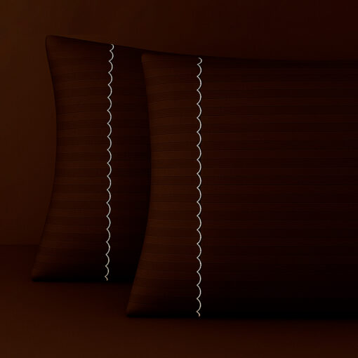 Juego de duvet más plumón café luxury