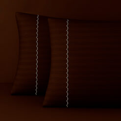 Juego de sábanas premium café