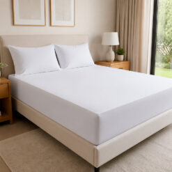 Protector de colchón antifluido blanco