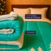 Edred n Navide o Doble Faz Invierno Azul Casa LiLe