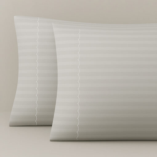 Juego de duvet gris claro