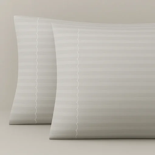 Juego de duvet premium gris claro Casa LiLe
