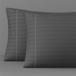 Juego de duvet gris oscuro