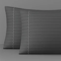 Juego de duvet premium gris oscuro Casa LiLe