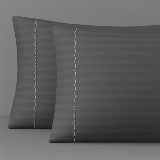 Combo juego de duvet gris oscuro luxury + plum n Casa LiLe