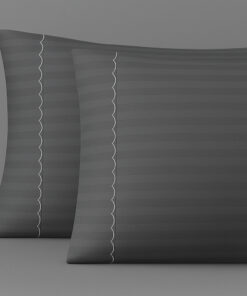 Juego de sábanas premium gris oscuro