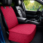 Protector de silla de carro delantero vinotinto