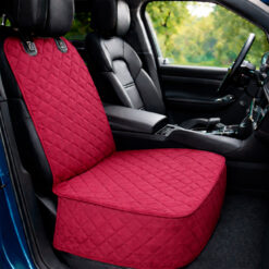 Protector de silla de carro delantero vinotinto