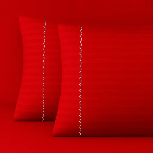 Combo juego de duvet rojo luxury + plum n Casa LiLe