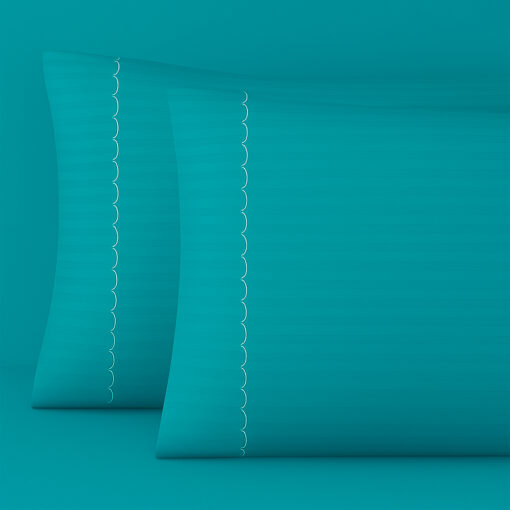 Juego de sábanas premium turquesa