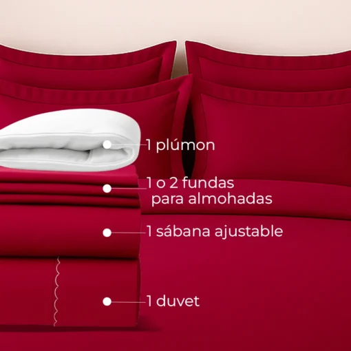 Combo: juego de duvet uva + plum n Casa LiLe