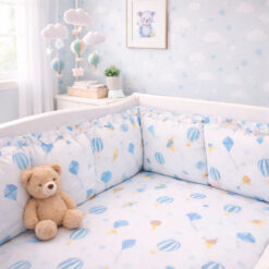 Bumper para Cuna Polialgodón Globos 144 Hilos