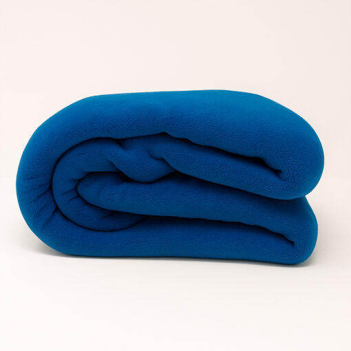 Cobija piel de conejo sintética azul