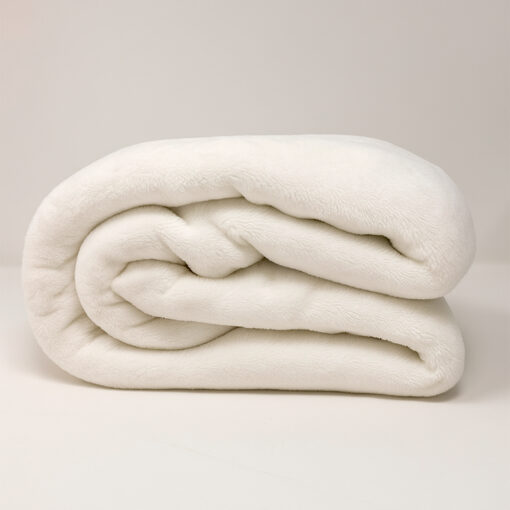 Cobija piel de conejo sintética beige