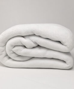 Cobija piel de conejo sintética gris