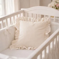 Coj n para beb beige con boleros de 144 hilos Casa LiLe