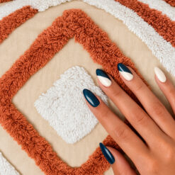 Alternative view of Cojín Decorativo Rústico Terracota