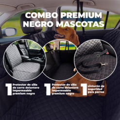 Alternative view of Combo Premium Impermeable Negro para Mascotas