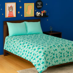 Alternative view of Cubrelecho Infantil Dinosaurios Espaciales