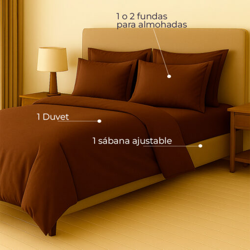 Juego de duvet café