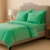 Juego de duvet verde menta de poli ster Casa LiLe