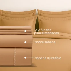 Juego de S banas Mocha Casa LiLe