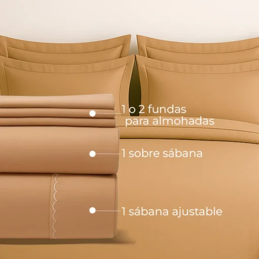 Juego de S banas Mocha Casa LiLe