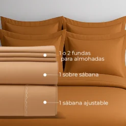 Juego de S banas Caramelo Casa LiLe