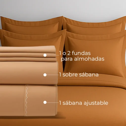 Juego de S banas Caramelo Casa LiLe