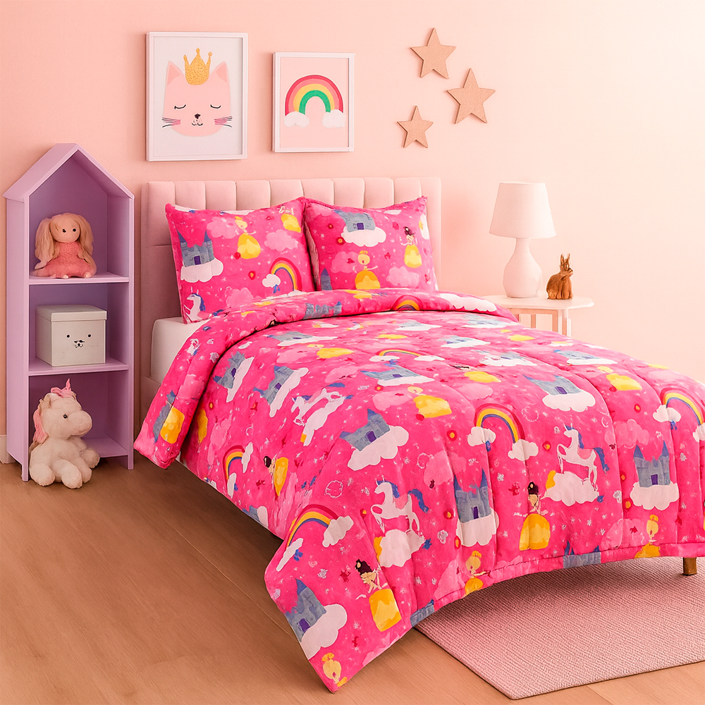 Edredón Infantil Princesas y Unicornios - Imagen 3