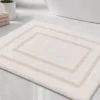 Tapete de Ba o Beige 100% Algod n 900gr 40x60cm Dise o Marco Casa LiLe