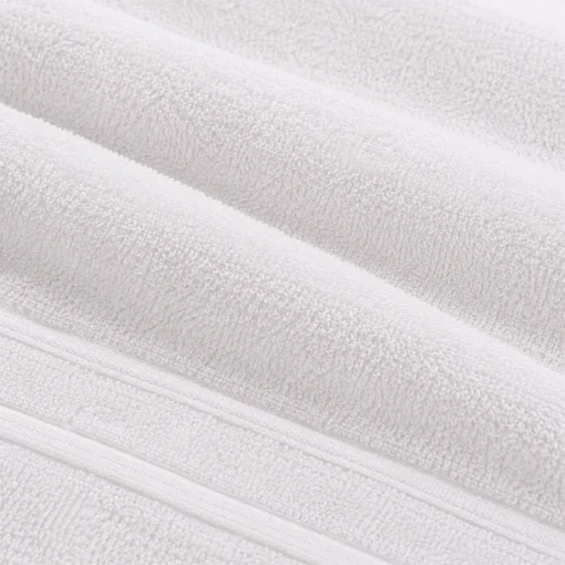 Toalla de Cuerpo Blanca 100% Algod n 640G | Dise o Doble L nea 78x160 cm Casa LiLe