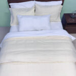 Combo duvet más plumón beige embozado