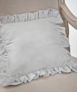 Cojín para bebé gris con boleros de 144 hilos