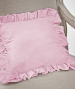 Cojín para bebé rosado con boleros de 144 hilos