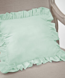 Cojín para bebé verde con boleros de 144 hilos