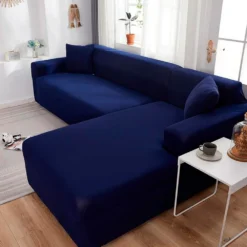 Protector de Sof Premium Azul Noche L Derecho Tipo B (Con Imperfecciones) Casa LiLe