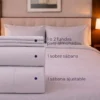 Juego de S banas Hoteleras 144 Hilos Gris Casa LiLe