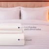Duvet Hotelero Blanco 250 Hilos Polialgod n Premium 60/40 + Fundas Casa LiLe